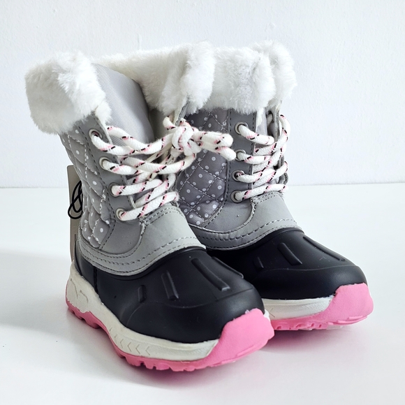 Carter's Other - Stylish Gray and Pink Winter Boots